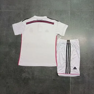 14-15 Real Madrid Kids Retro Home Kit Cheap Jerseys
