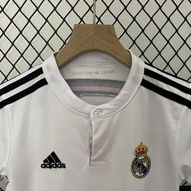 14-15 Real Madrid Kids Retro Home Kit Cheap Jerseys
