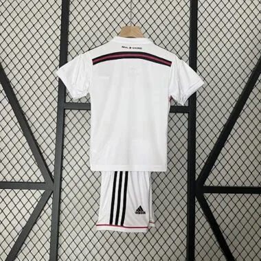 14-15 Real Madrid Kids Retro Home Kit Cheap Jerseys