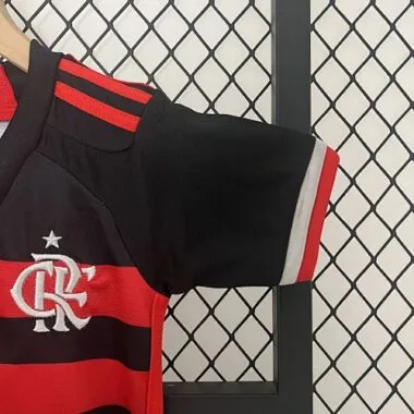 24-25 Flamengo Home Kid Kits Children Sets Football
