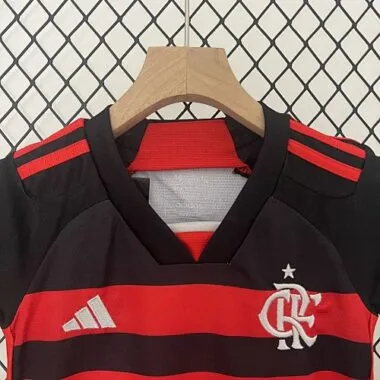 24-25 Flamengo Home Kid Kits Children Sets Football