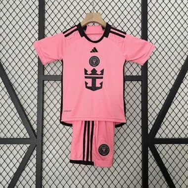 24-25 Inter Miami Home Kid Kits Children Sets Football AAAAJersey Yupoo