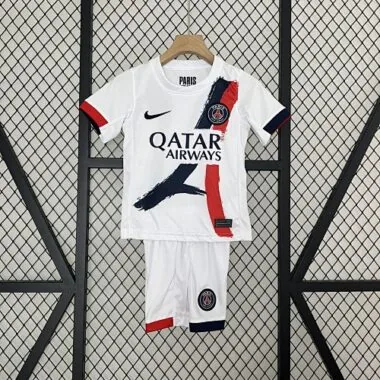24-25 PSG Away Kid Kits Youth Apparels Sport AAAAJersey Yupoo