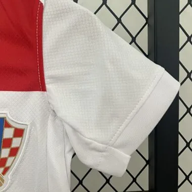 2024 Croatia Home Kid Kits UEFA Euro Youth Apparels Soccer Jerseys