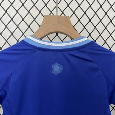 2024 Argentina Away Kid Kits Copa America Children Sets Football
