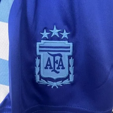 2024 Argentina Away Kid Kits Copa America Children Sets Football