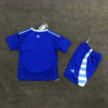 2024 Argentina Away Kid Kits Copa America Children Sets Football
