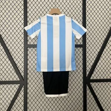 1986 Argentina Home Retro Kids Kits Children Sets Football