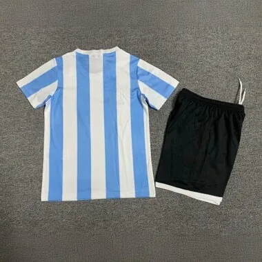 1986 Argentina Home Retro Kids Kits Children Sets Football