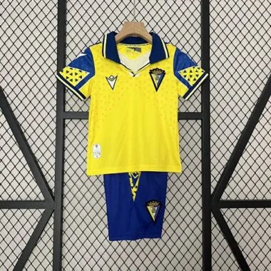 24-25 Cadiz Home Kid Kits Youth Apparels Sport AAAAJersey Yupoo