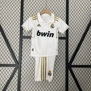 11-12 Real Madrid Home Retro Kids Kit Size:16-28 Soccer Jersey Yupoo