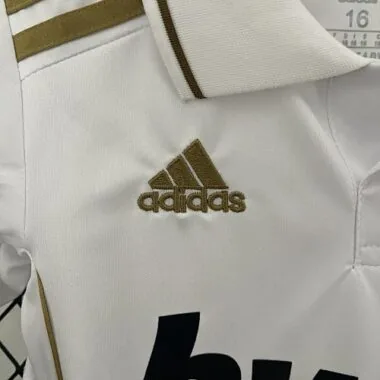 11-12 Real Madrid Home Retro Kids Kit Size:16-28 Soccer Jersey