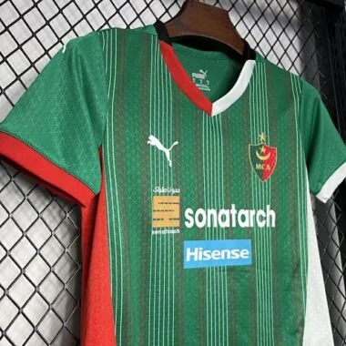 24-25 MC Algiers Thuiswedstrijd-sets voor kinderen Jeugdkleding Voetbal