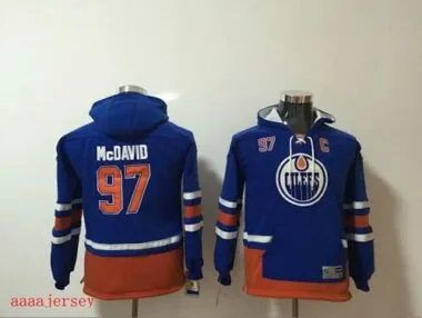Edmonton Oilers kids hoodie ice hockey jersey SM-LXL