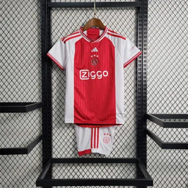 23-24 Kids Ajax Home Size 16-28 Soccer Jerseys