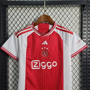 23-24 Kids Ajax Home Size 16-28 Soccer Jerseys
