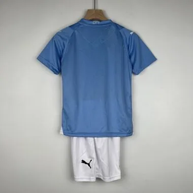 23-24 Kids Manchester City home size 16-28