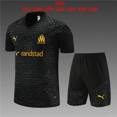 23-24 Marseille Training Kids Soccer Jerseys Yupoo