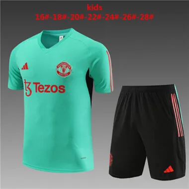 23-24 Manchester United Kids Traning Soccer Jerseys Yupoo