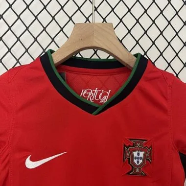 2024 Portugal Home Kids Kit Children Sets Best Jerseys