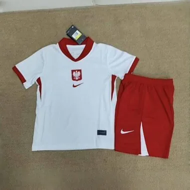 2024 Poland Home Kid Kits Children Sets Football