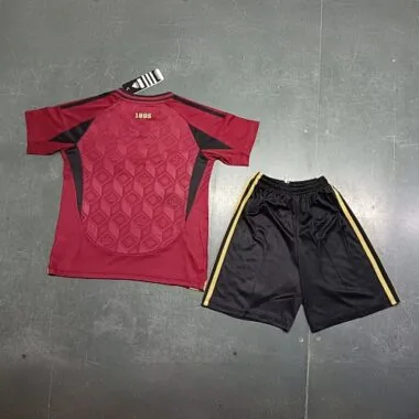 2024 Belgium Home Kid Kits Children Sets Football Jerseys