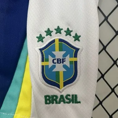2024 Brazil Away Kid Kits Youth Apparels