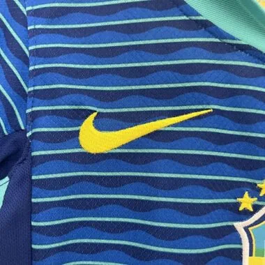 2024 Brazil Away Kid Kits Youth Apparels