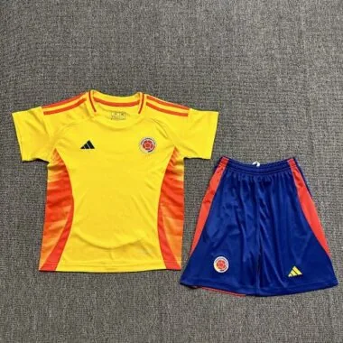 2024 Colombia Home Kid Kits Children Sets Football Replicas Yupoo