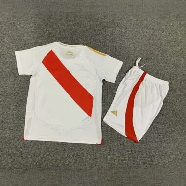 2024 Peru Home Kid Kits Children Sets Football