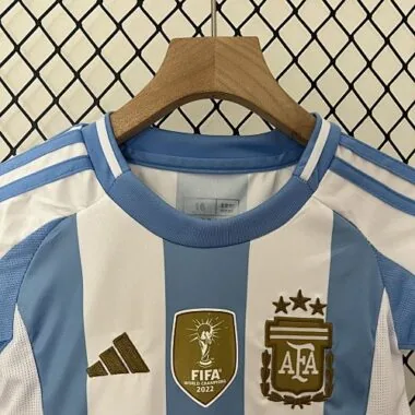 2024 Argentina Home Kid Kits Children Sets Jersey