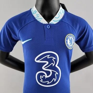 22-23 Chelsea home kids kit