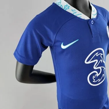 22-23 Chelsea home kids kit