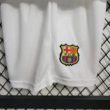 23-24 Barcelona away kids kit