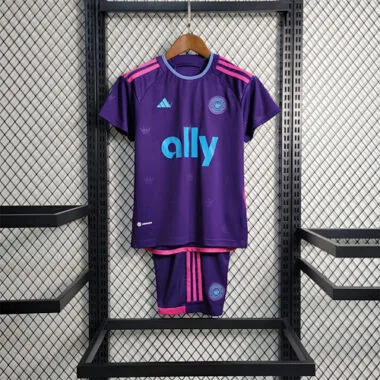 23-24 Charlotte away kids kit