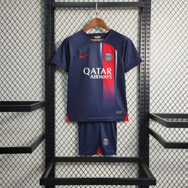 23-24 PSG home kids kit