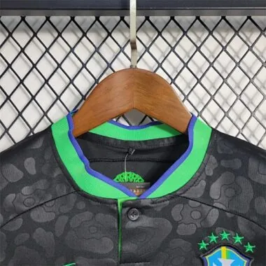 2223 Brazil Leopard Black Kids