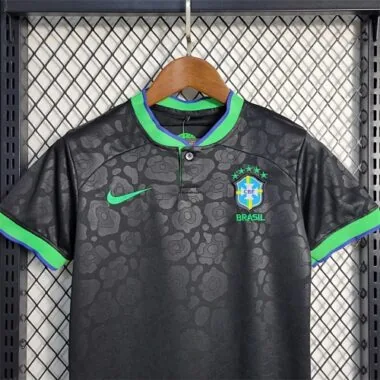 2223 Brazil Leopard Black Kids