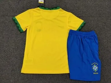 2020 Brazil home yellow kids