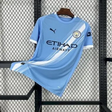25-26 Manchester City Home Kit Soccer T-Shirt AAAAJersey Supply Yupoo