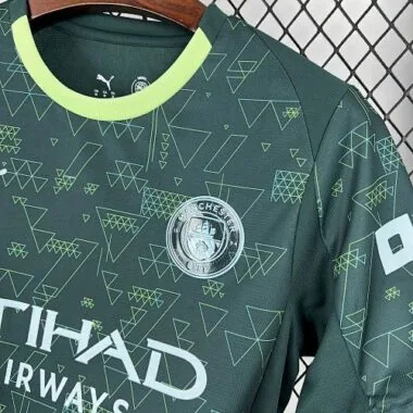 25-26 Manchester City Third Away Kit Soccer T-Shirt