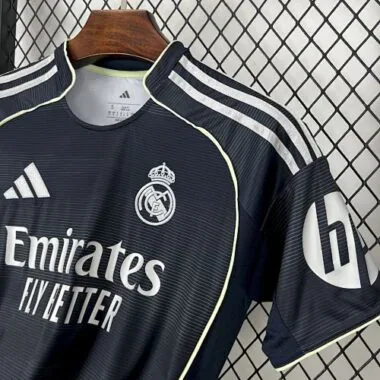 25-26 Real Madrid Away Kit Soccer