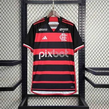 24-25 Flamengo Home Shirt With All Sponsor Best Jerseys S-4XL Yupoo
