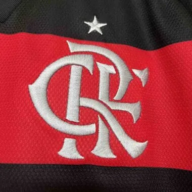 24-25 Flamengo Home Shirt With All Sponsor Best Jerseys S-4XL