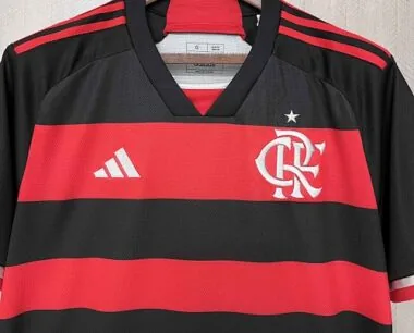 24-25 Flamengo Home Shirt With All Sponsor Best Jerseys S-4XL