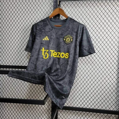 23-24 Manchester United Stone Roses Pre-Match Size:S-4XL Jersey