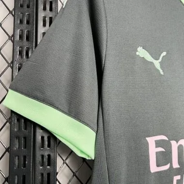 Equipaciones de fútbol del AC Milan (tercera equipación) 24-25, tallas S-4XL