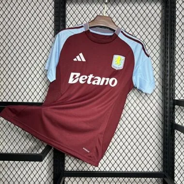 24-25 Aston Villa Home Kit Soccer Uniforms Soccer S-4XL