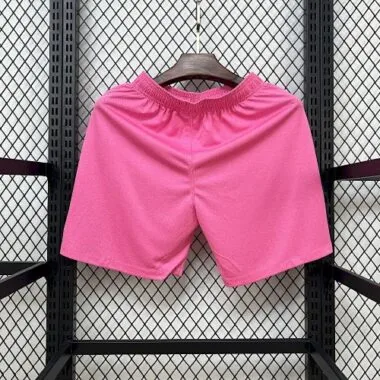 25-26 Barcelona Pink Shorts Football Trousers Soccer