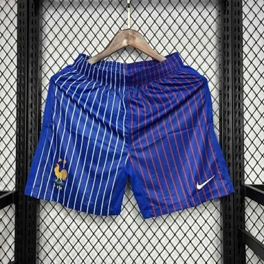 2024 France Away Shorts UEFA Euro 2024 Football Uniform AAAAJerseys Dropshipping Yupoo